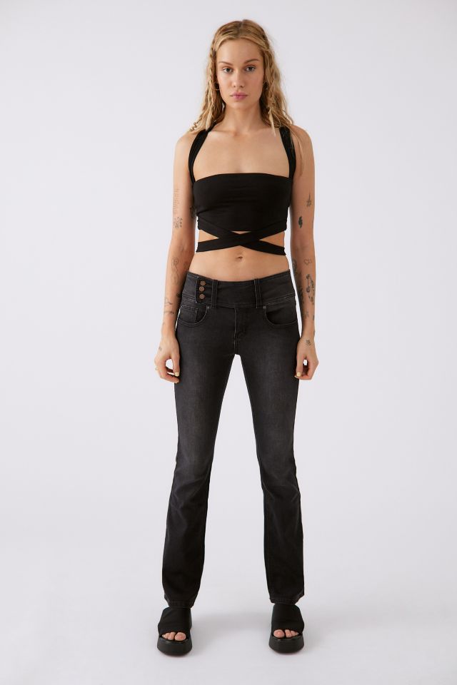 BDG Y2K Belted Flare Jean #2