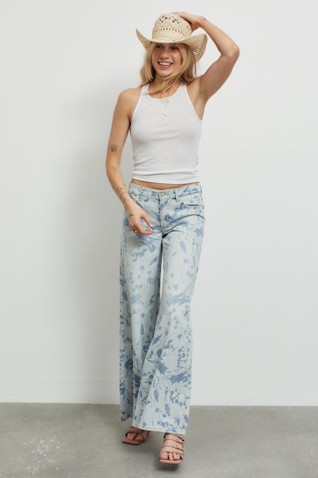 Flower 2024 print jeans