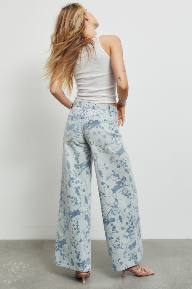 BDG Low & Wide Jean — Floral Print #3