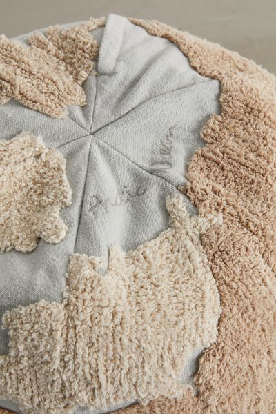 Lorena Canals World Map Pouf