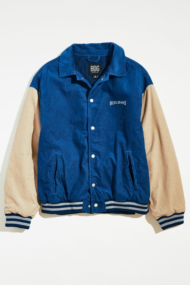 Corduroy Varsity Jacket