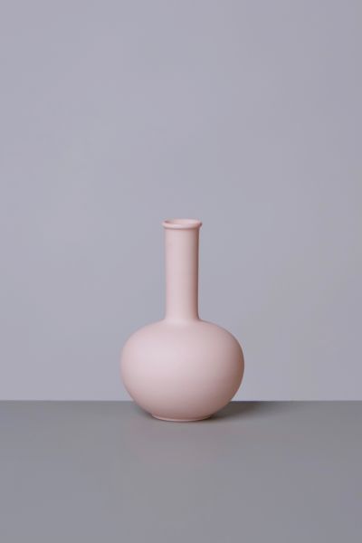 Middle Kingdom Miniature Porcelain Beauty Vase In Dusty Pink