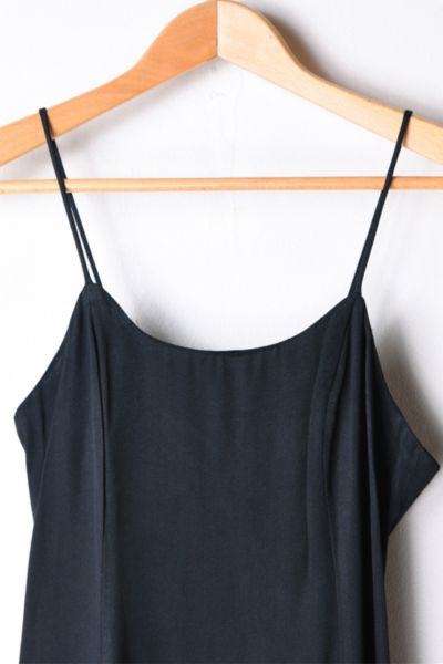 Vintage Y2K Tie-Back Black Mini Dress | Urban Outfitters