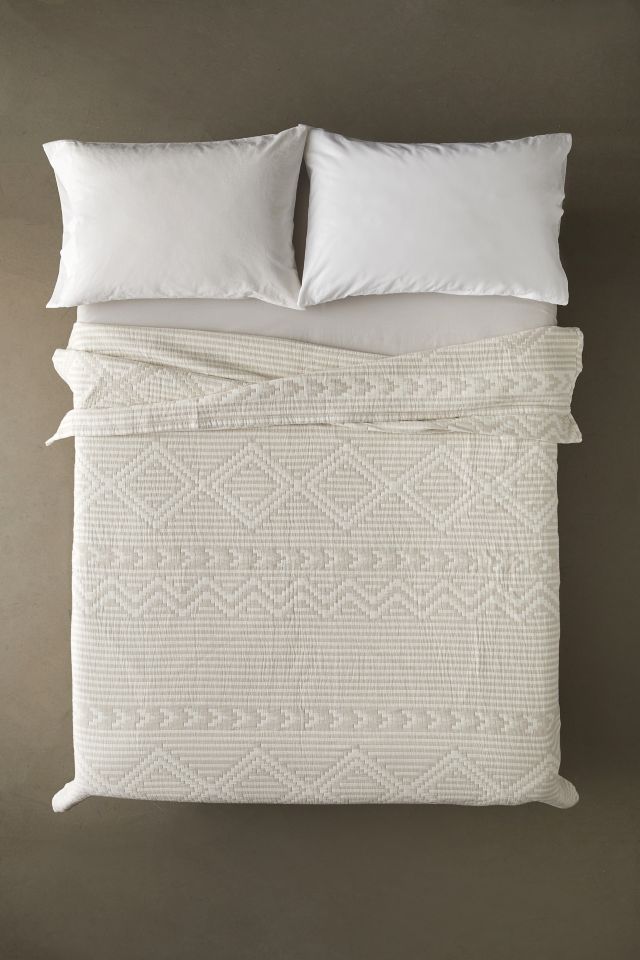 Pendleton Ganado Organic Cotton Matelassé Coverlet #1