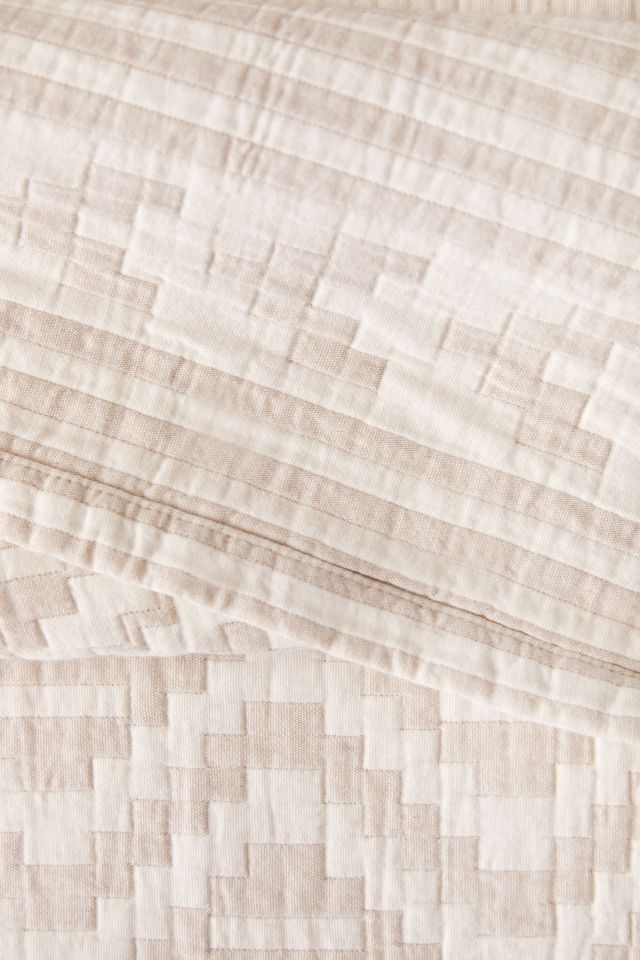 Pendleton Ganado Organic Cotton Matelassé Coverlet #2