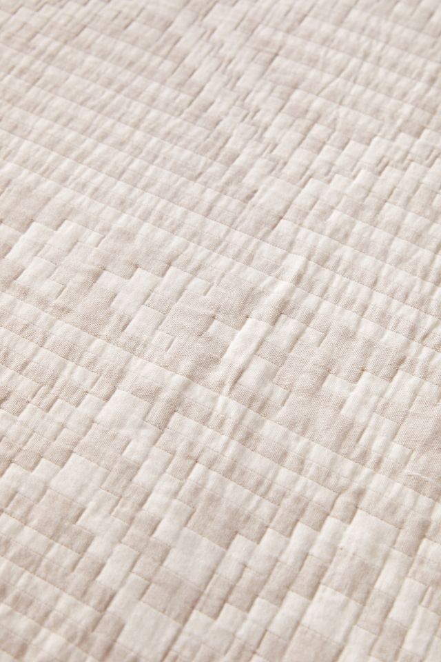 Pendleton Ganado Organic Cotton Matelassé Coverlet #4