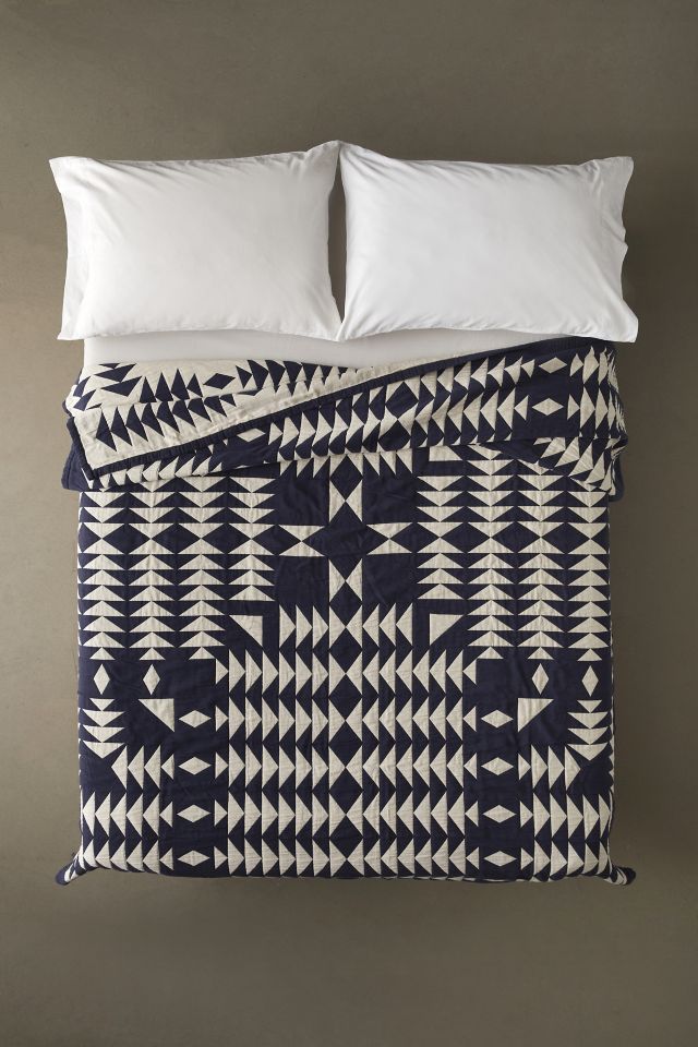 Pendleton Midnight Nova Organic Cotton Matelassé Coverlet #1
