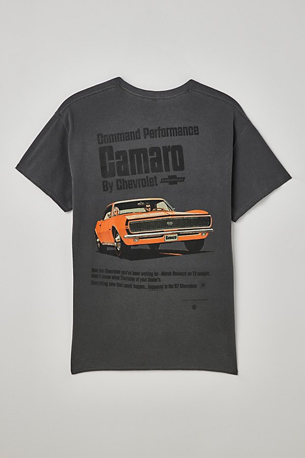 Urban Outfitters Chevrolet Camaro Vintage Ad Tee In Charcoal