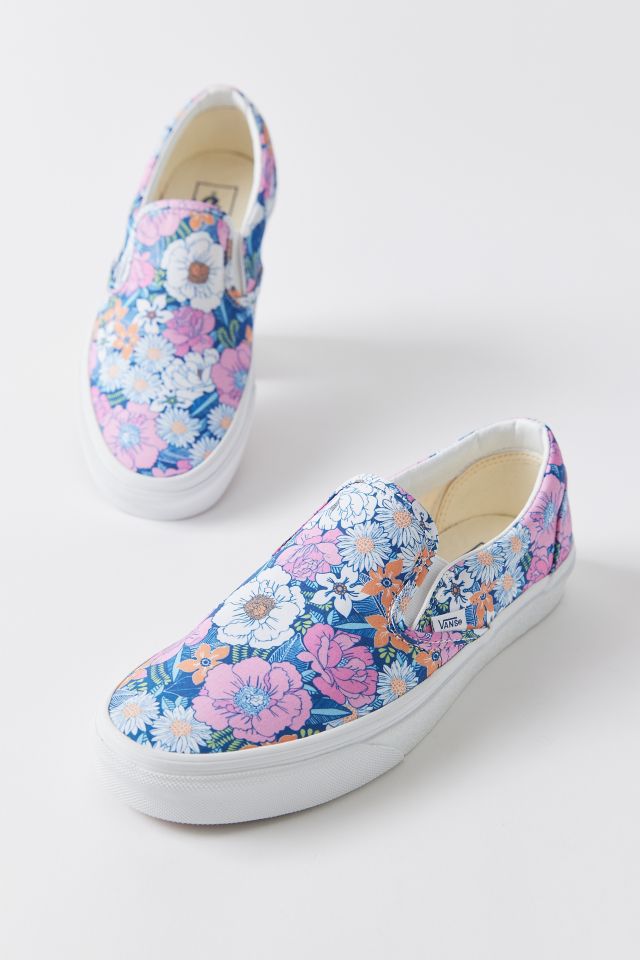 Vans Retro Floral Slip On Sneaker