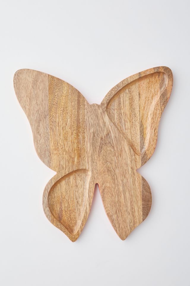 Butterfly Wood Platter
