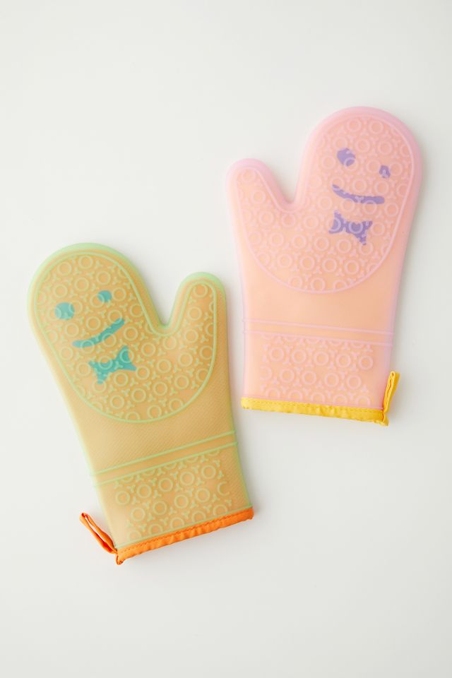 Staff Oven Mitts - Set Of 2