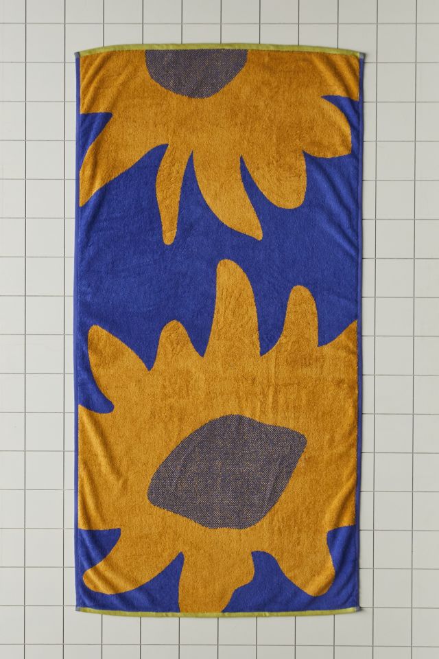 BAGGU Sunflower Bath Towel