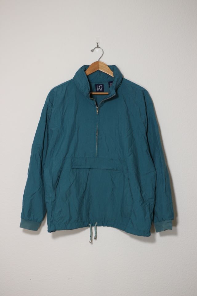 Vintage 90s Gap Nylon Anorak Windbreaker with Hood