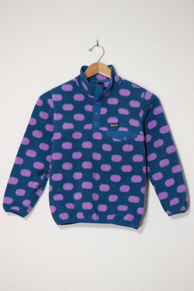 Patagonia polka dot store fleece