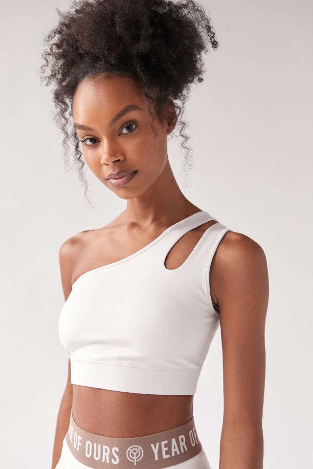 Year Of Ours Robin One Shoulder Bra Top Urban Outfitters