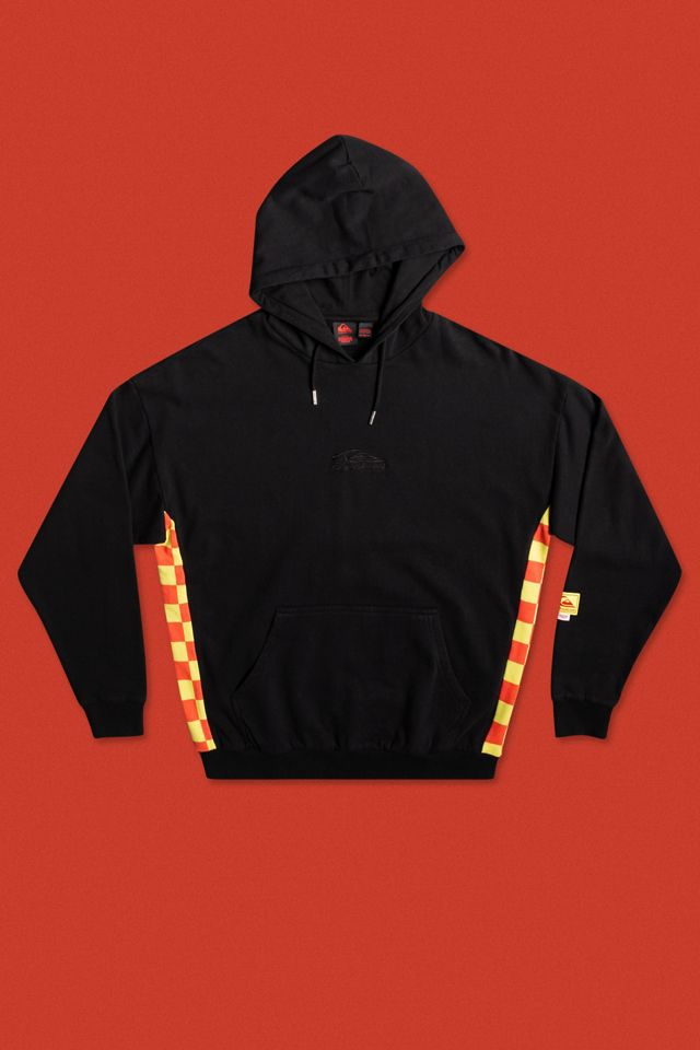 Quiksilver X Stranger Things Surfer Boy Pizza Checkerboard Hoodie Sweatshirt #1