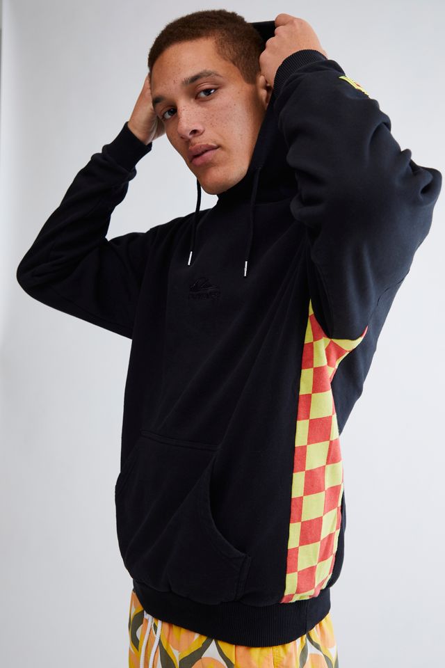 Quiksilver X Stranger Things Surfer Boy Pizza Checkerboard Hoodie Sweatshirt #2