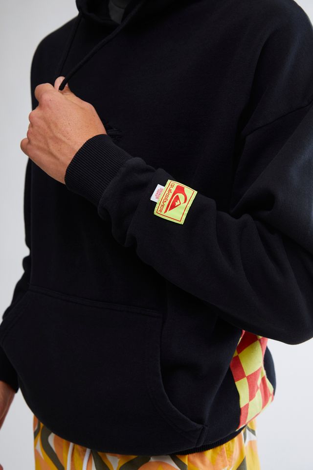 Quiksilver X Stranger Things Surfer Boy Pizza Checkerboard Hoodie Sweatshirt #5