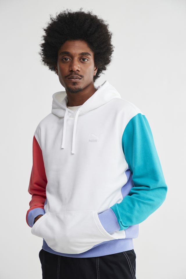 Puma Classic Colorblock Hoodie Sweatshirt | Urban Outfitters