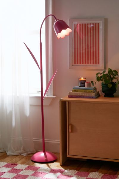 Urban Outfitters Tulip Floor Lamp In Pink