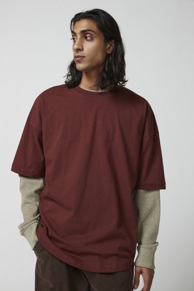 Standard Cloth Shortstop Tee In Dark Purple At Urban Outfitters