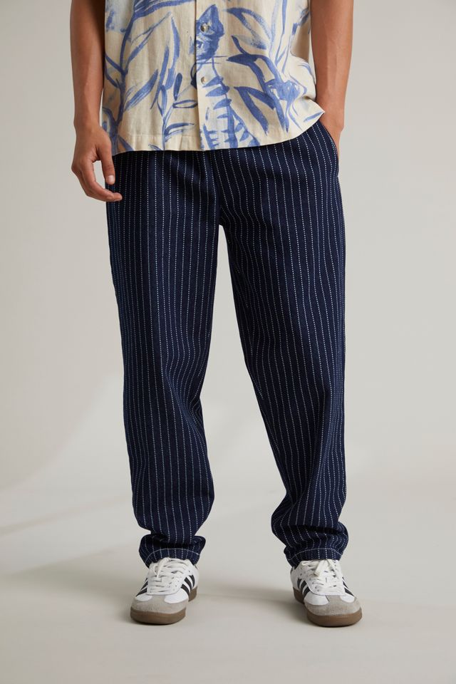 Cookman Striped Denim Chef Pant Urban Outfitters