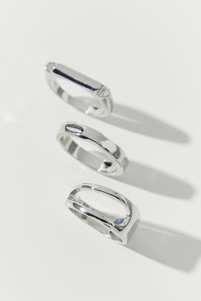 Modern Metal Ring Set | Urban Outfitters