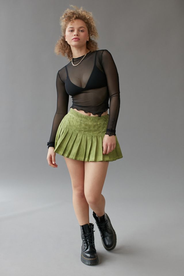 Jupe-short en denim UO #4