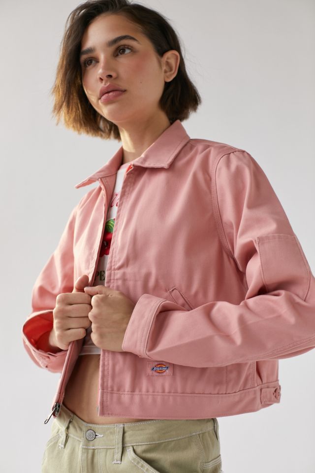 Dickies Women Cropped Work Shirt (pink / rosette)