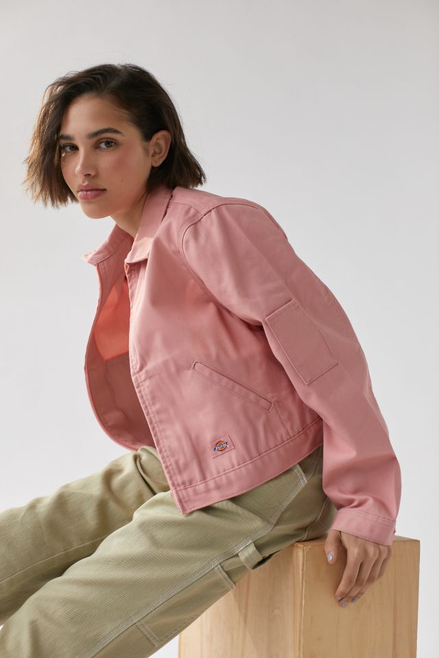 Dickies Women Cropped Work Shirt (pink / rosette)