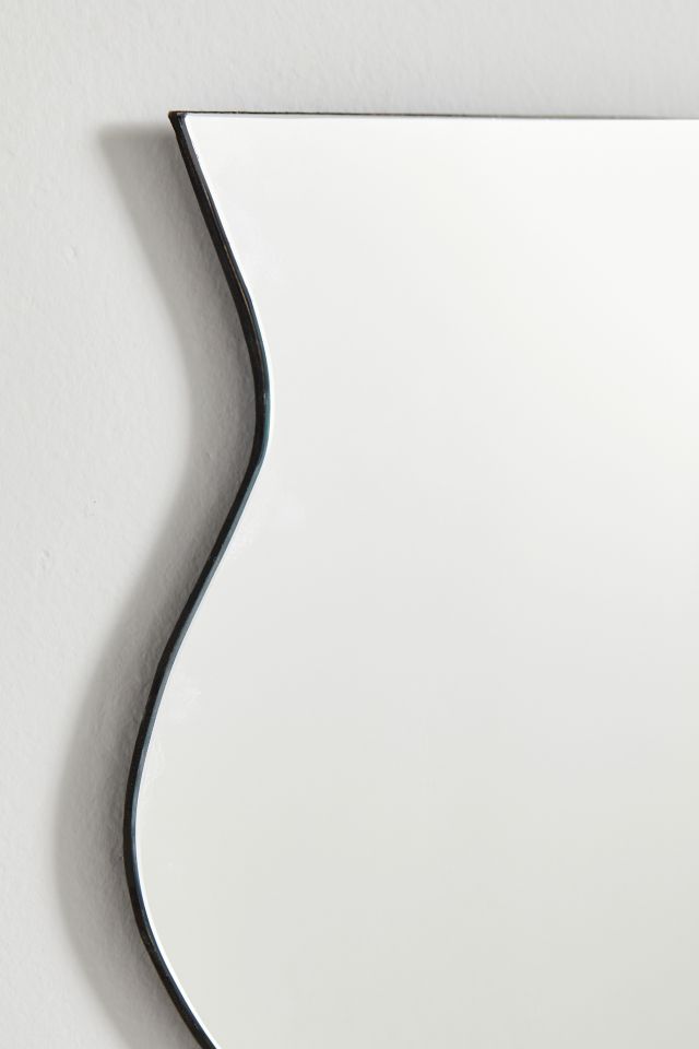 Frameless Squiggle Wall Mirror #2