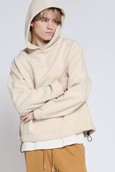 Standard Cloth Free Throw Hoodie Sweatshirt In Tan