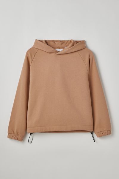 Standard Cloth Free Throw Hoodie Sweatshirt In Peach