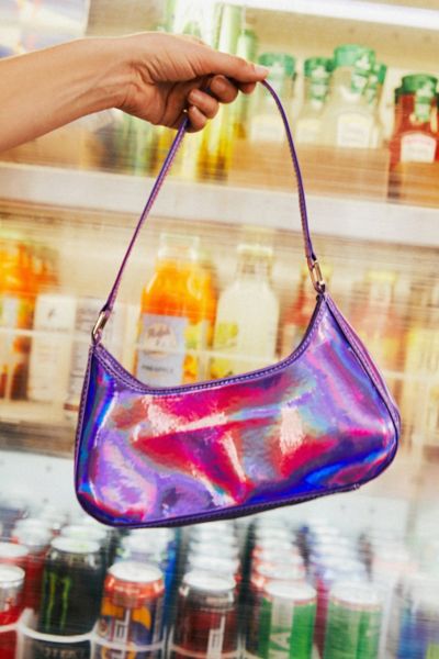 Urban Outfitters Blair Baguette Handbag In Purple