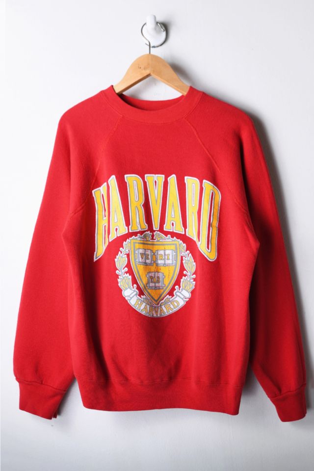 Red best sale harvard sweatshirt