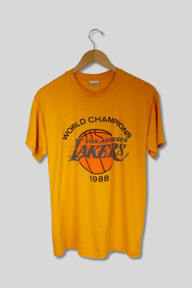 Vintage NBA 1988 Los Angeles Lakers World Champions T Shirt