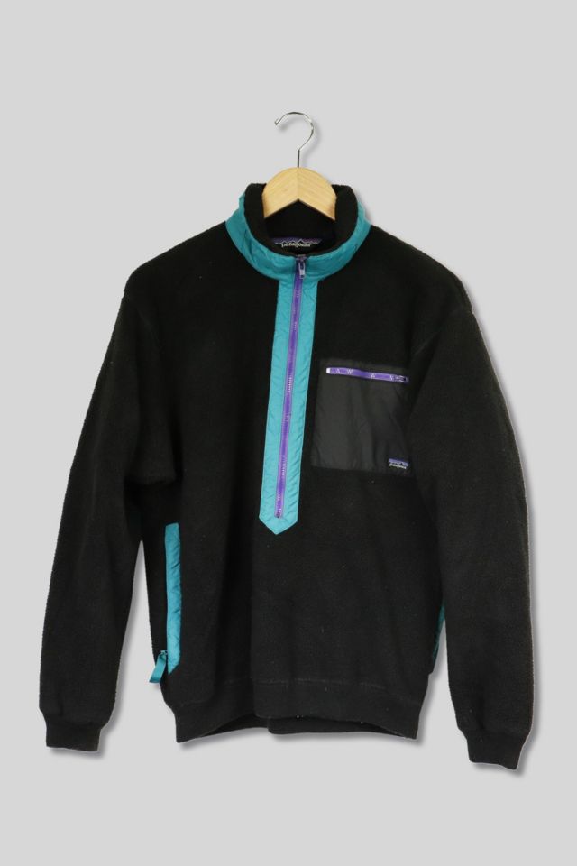 Vintage Patagonia Three Quarter Zip Fleece Jacket 001 | Urban Outfitters