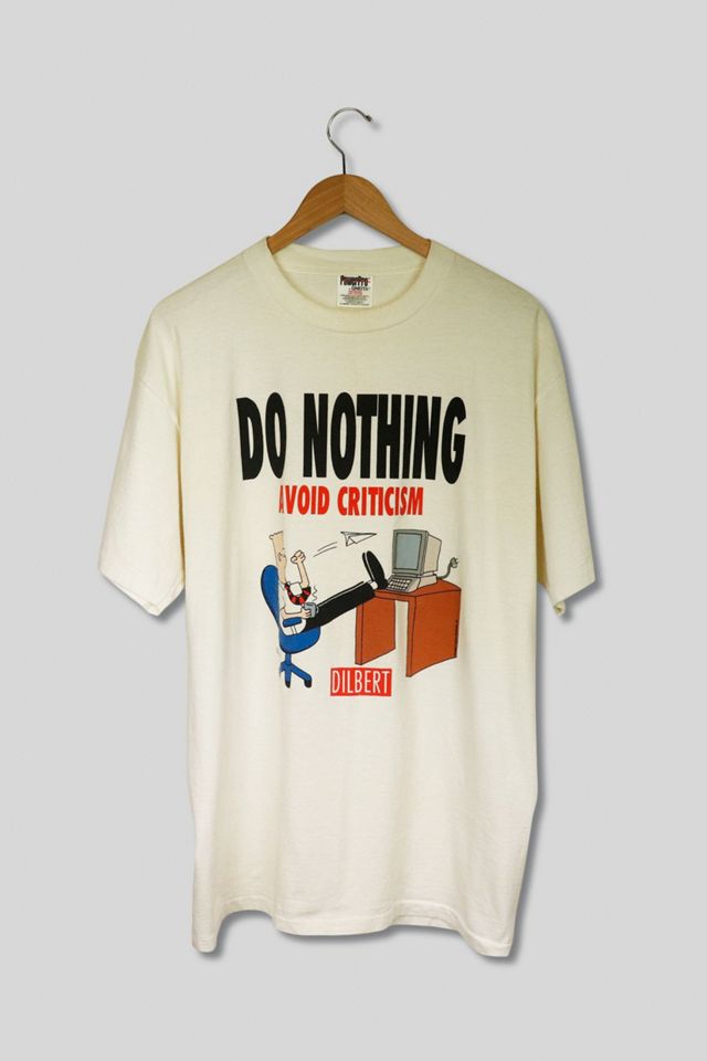 Vintage Dilbert Do Nothing Avoid Criticism T shirt | Urban Outfitters