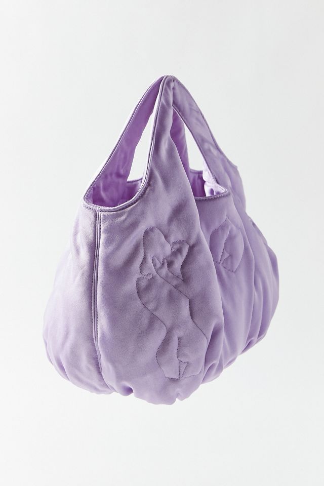 Blame Lilac Butter Satin Mini Handbag #1