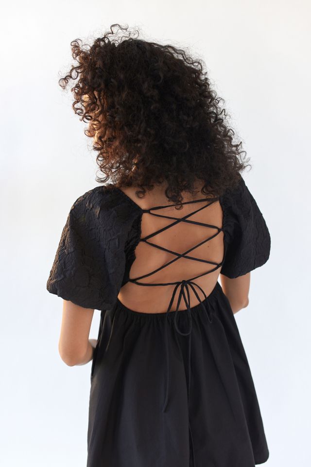4SI3NNA Oksana Strappy-Back Mini Dress #2