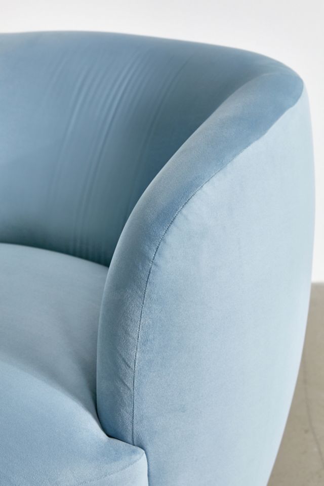 Dover Velvet Swivel Chair #4