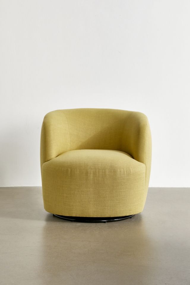 Dover Crosshatch Swivel Chair #1