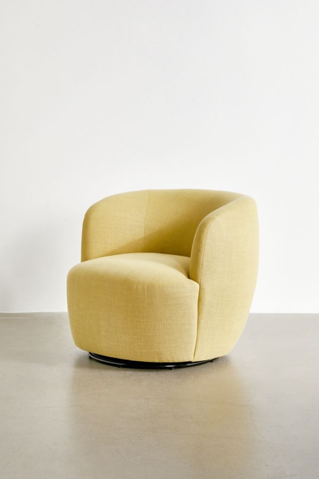 Dover Crosshatch Swivel Chair #2