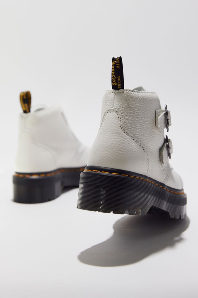 Dr. Martens Devon Flower Buckle Leather Platform Boot | Urban