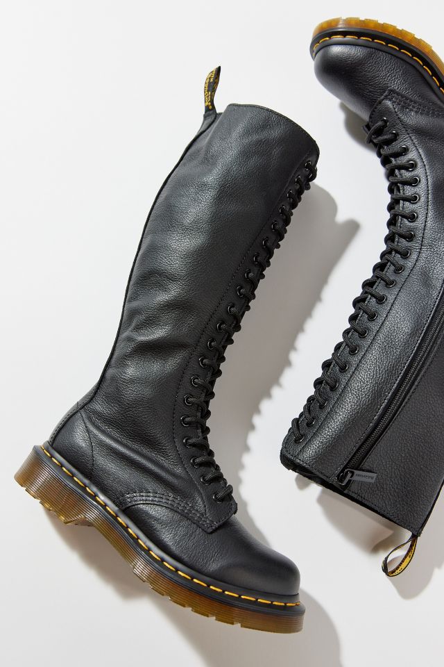 Dr. Martens 1B60 Virginia Leather Knee-High Boot | Urban Outfitters