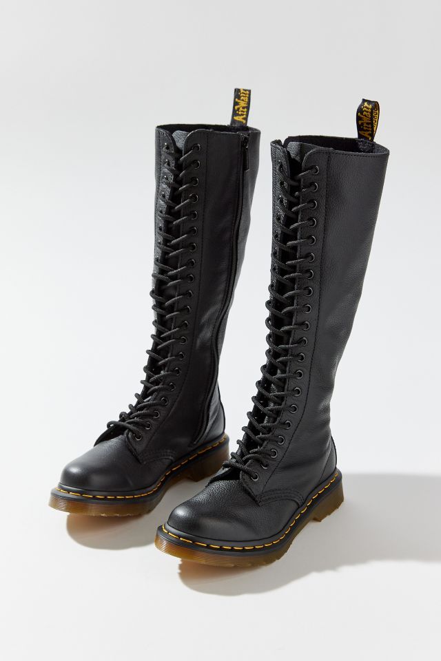 Knee high doc outlet marten boots