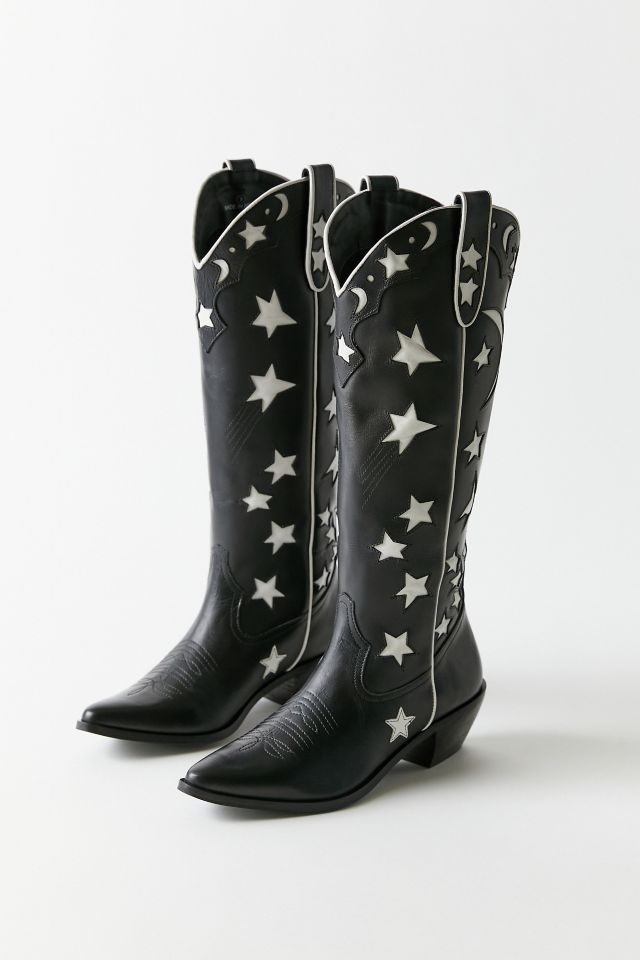 UO Stars And Moon Tall Cowboy Boot