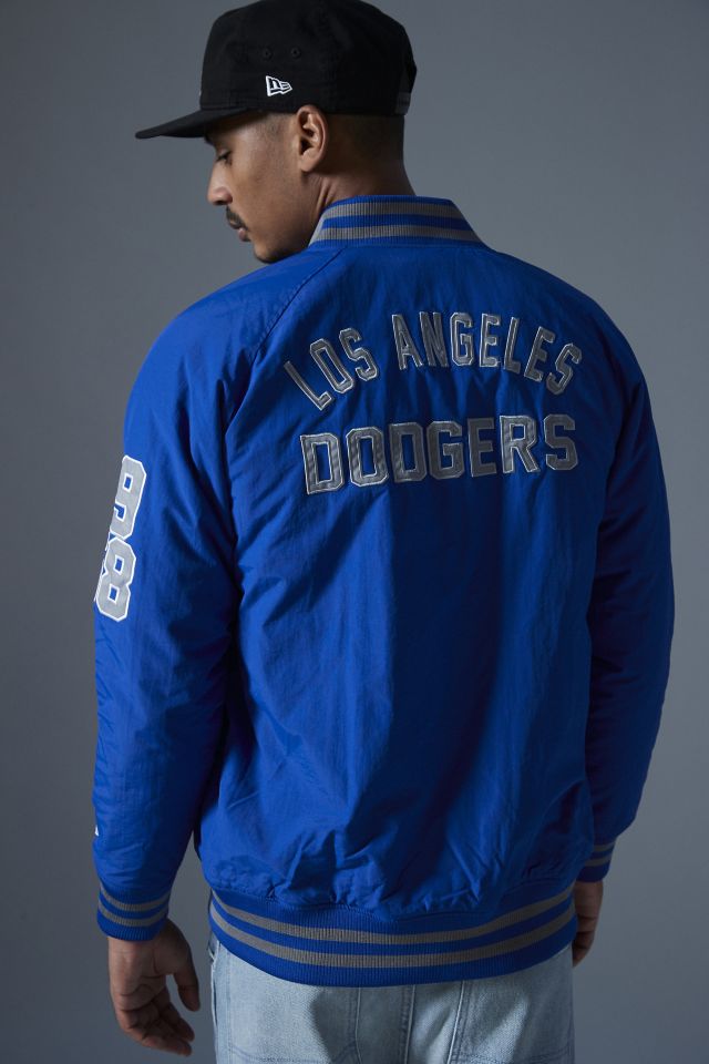 Urban Outfitters Mitchell & Ness Los Angeles Dodgers Heavyweight Varsity  Jacket