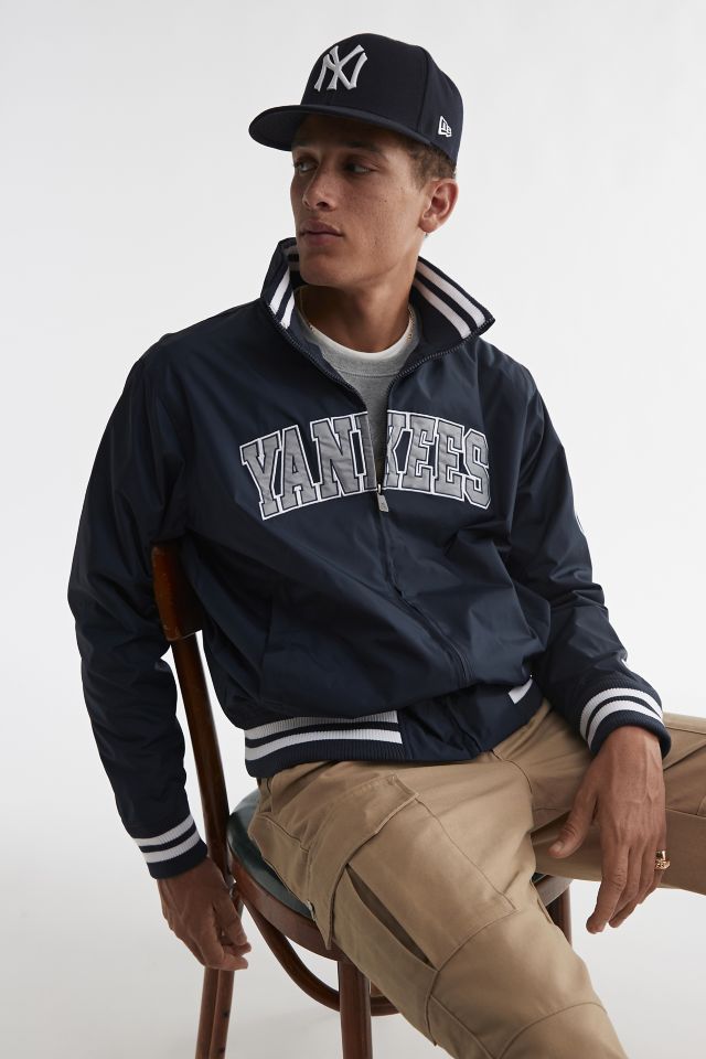 New Era New York Yankees MLB Zip Varsity Jacket | Urban Outfitters