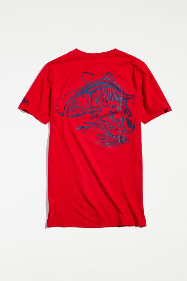 New Era St. Louis Cardinals MLB Fish Tee | Urban Outfitters